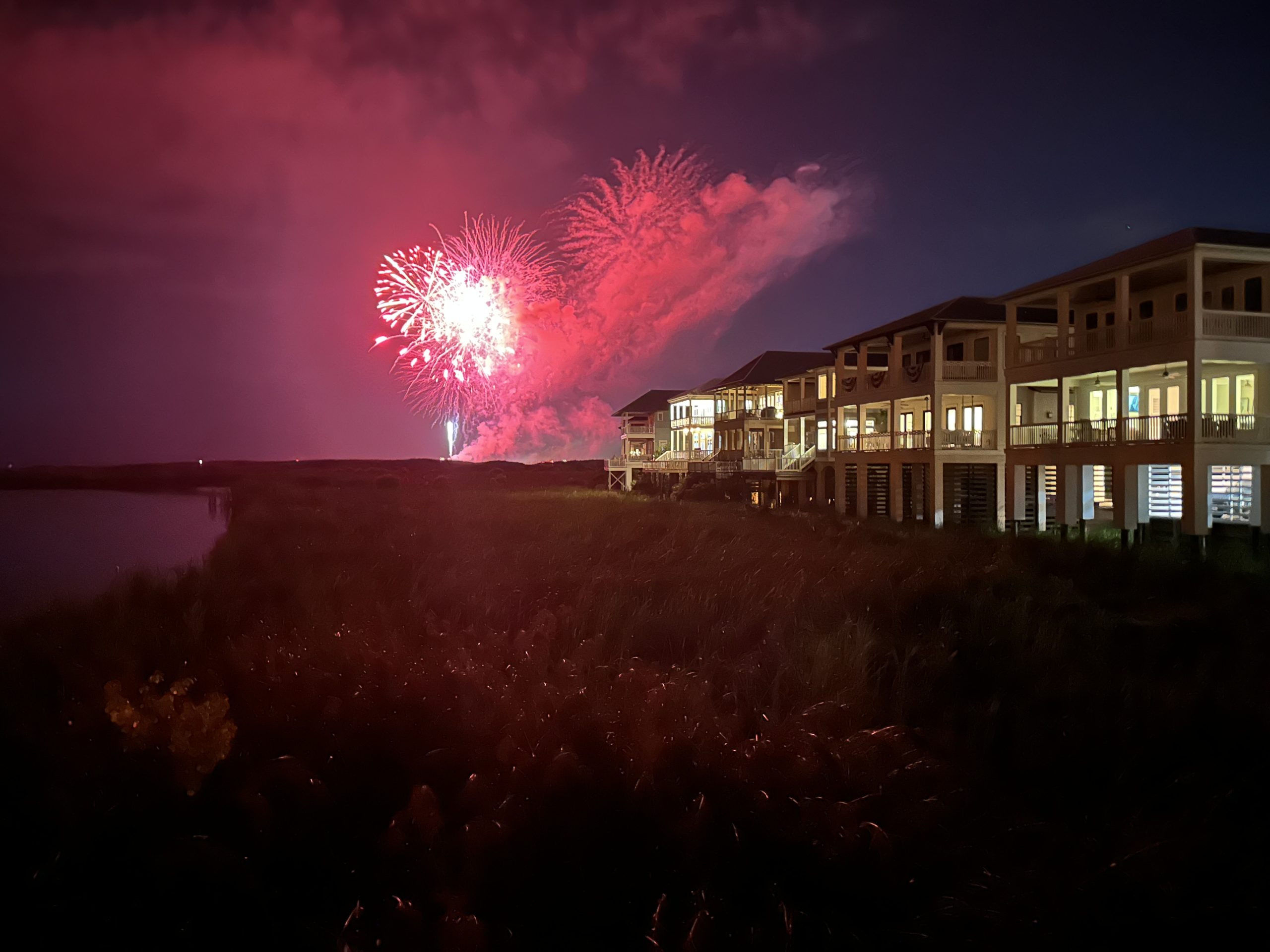 Destin Point cottages have a front row seat for spectacular fireworks over Destin's East Past Destin Point cottages have a front row seat for spectacular fireworks over Destin's East Past